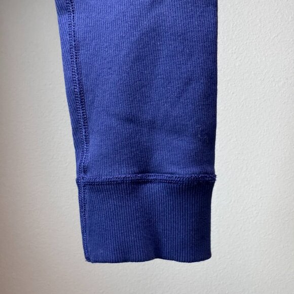 Hanna Andersson Girls Navy Ribbed Leggings Size 10 / 140 | Soft Cotton - Picture 4 of 11